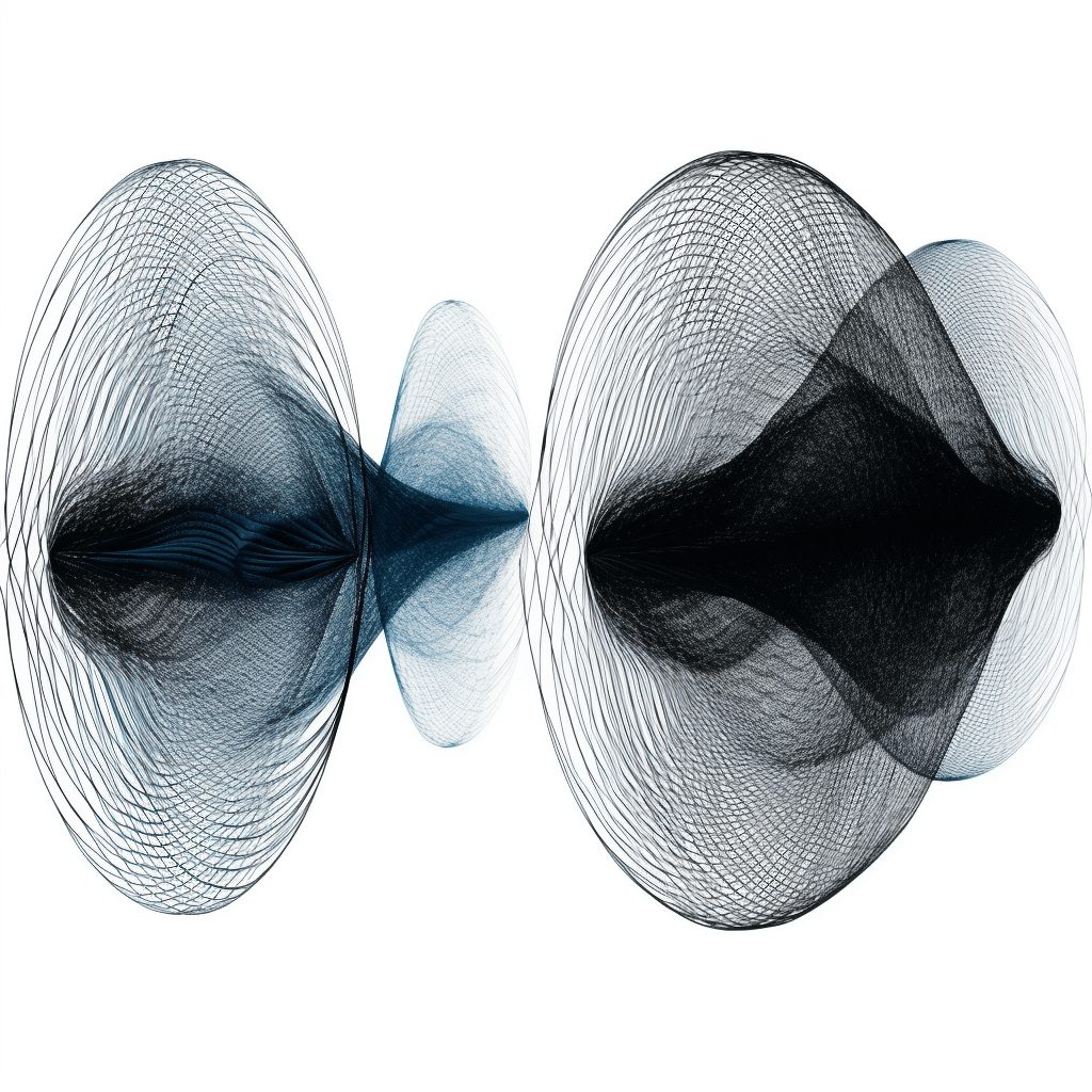 Artistic interpretation of sound waves