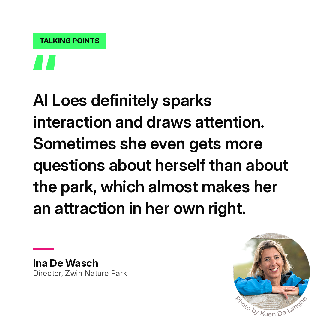 Review from Zwin Nature Park about Talking Points. Ina De Wash